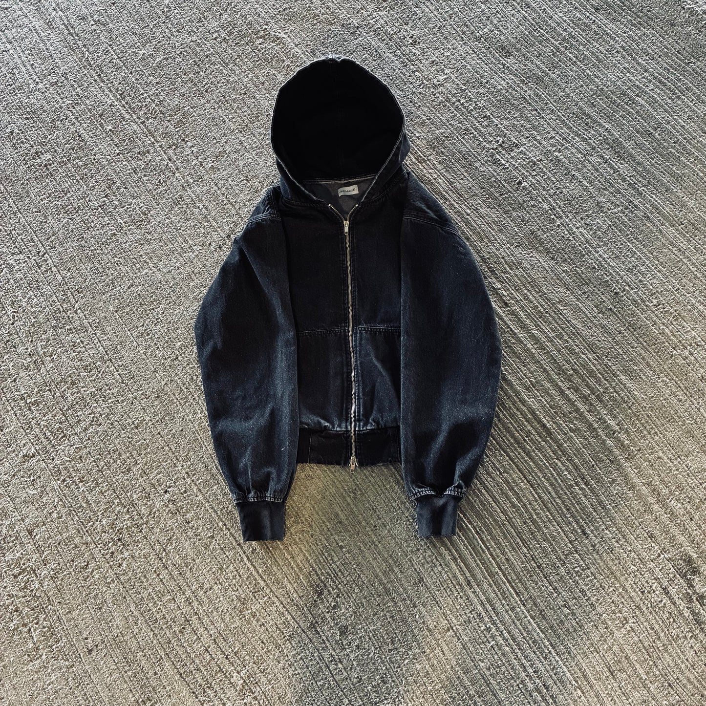 SALTED DENIM ZIP UP